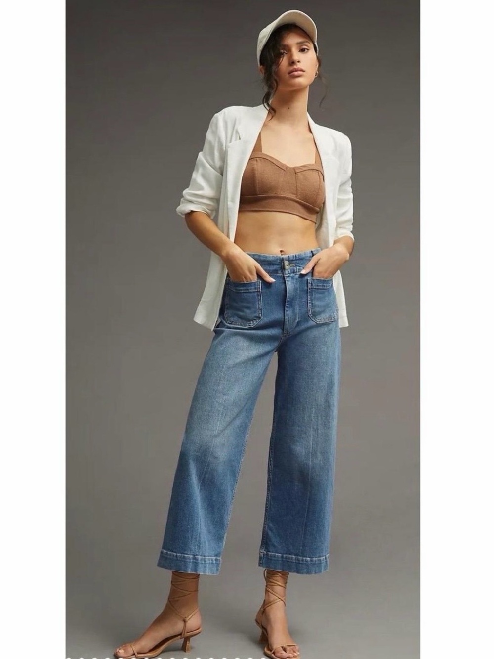 Pilcro Anthropologie The Skipper Wide Leg Jeans - Picture 1 of 10